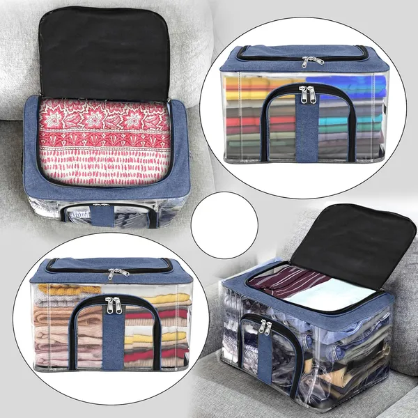 Transperent_33_L_Pvc_Moisture_Proof_Storage_Box_For_Clothes_Closet_Wardrobe_Organizer_For_Clothes_Saree_Bags_With_Carry_Handle__Navy_44_X_31_X_24_Cm