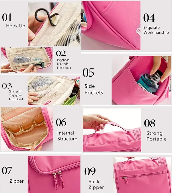 Pink_Cosmetic_Makeup_Organizer_Toiletry_Bag_For_Women_&_Men