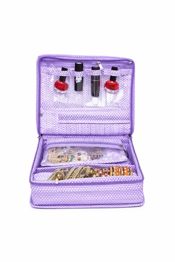 Purple_Multipurpose_Travel_Jewellery_Pouch_,Makeup_Pouch,_Storage_Bag,_Organizer,_Travel_Pouch_And_Bangle_Roll,_Contains_4_Large_Pouches_For_Necklaces