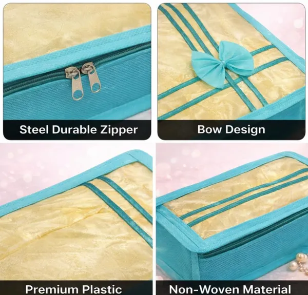 Pack_Of_6_Multicolour_Premium_100_Gsm_Non_Woven_Saree_Cover,Bow_Design_Saree_Cover_Clothes_Cover