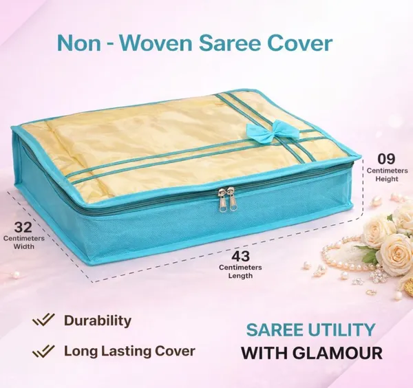 Pack_Of_6_Multicolour_Premium_100_Gsm_Non_Woven_Saree_Cover,Bow_Design_Saree_Cover_Clothes_Cover