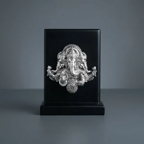 Silver_Pure_Premium_Lord_Ganesha_3_Sud_Face_Stand_Idol