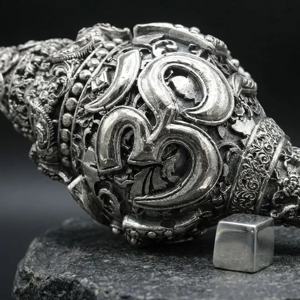 Silver_Pure_Elegant_Shankh_Sacred_Conch_For_Pooja,_Vastu_&_Spiritual_Decor