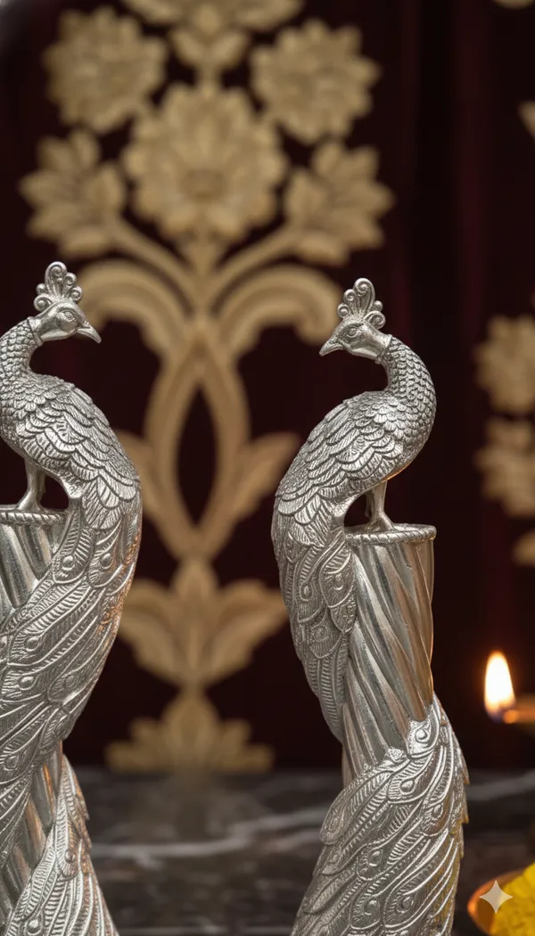 Silver_Majestic_Pure_Peacock_Duo_The_Royal_Sentinel_Set