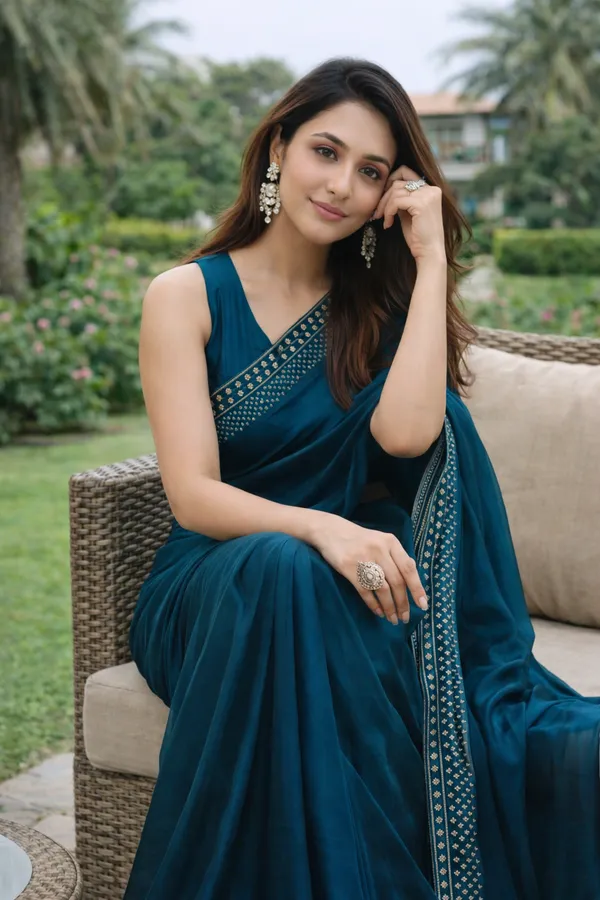 Blue_Art_Silk_Saree_With_Blouse_Piece_For_Women