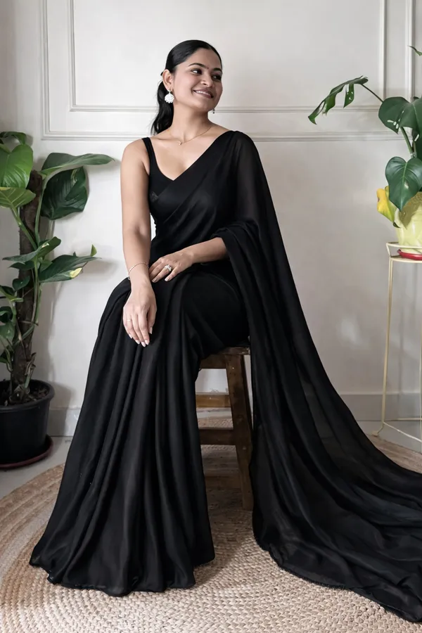 Womens_Premium_Black_Festivewear_and__Partywear_Saree