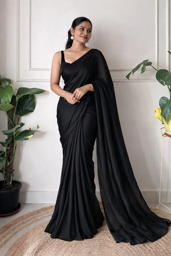 Womens_Premium_Black_Festivewear_and__Partywear_Saree