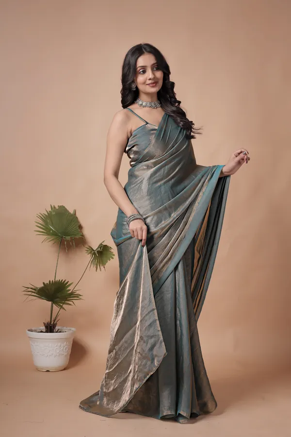 Womens_Sea_Green_Premium_Festivewear_and__Partywear_Solid_Saree