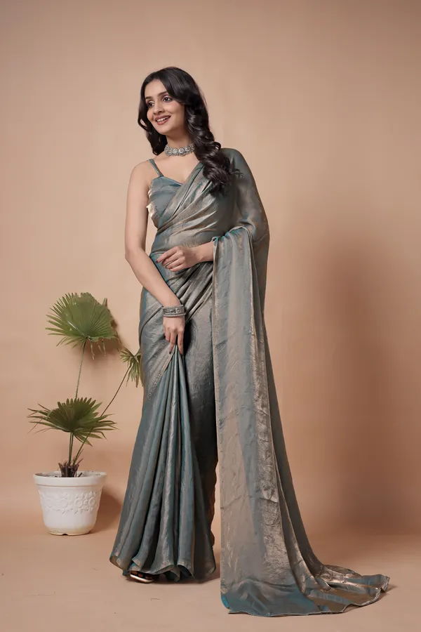 Womens_Sea_Green_Premium_Festivewear_and__Partywear_Solid_Saree