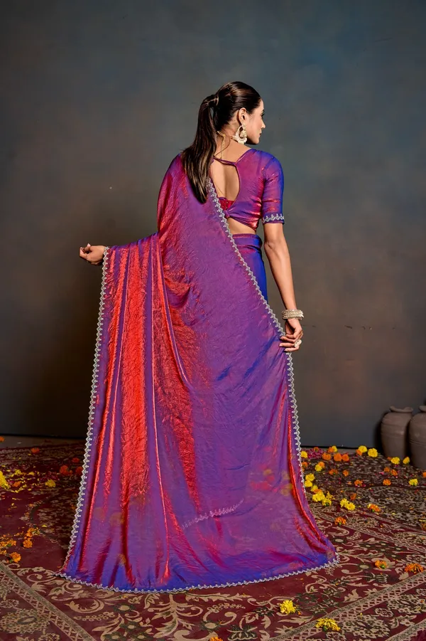Purple_Silk_Saree_With_Stone_Work_And_Blouse_Piece_For_Women