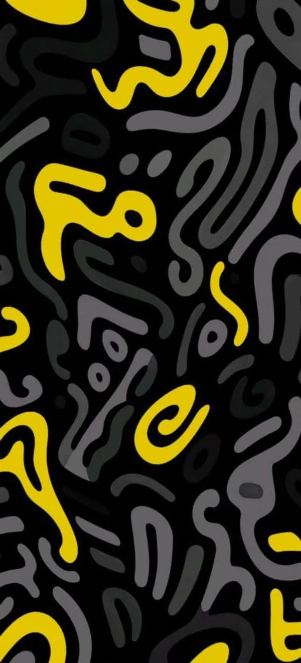 Abstract_Yellow_And_Grey_Pattern_Luggage_Cover_|_Set_Of_3_Pc