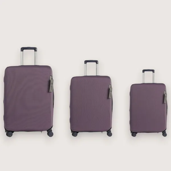 Purple_Elastic_Luggage_Cover_Protector_With_Zipper_Pocket_|_Set_Of_3_Pc