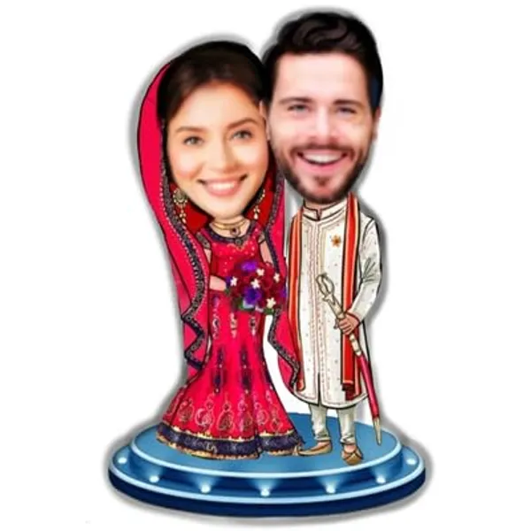 Multicolor_Premium_Personalized_Caricature_Wooden_Cutout