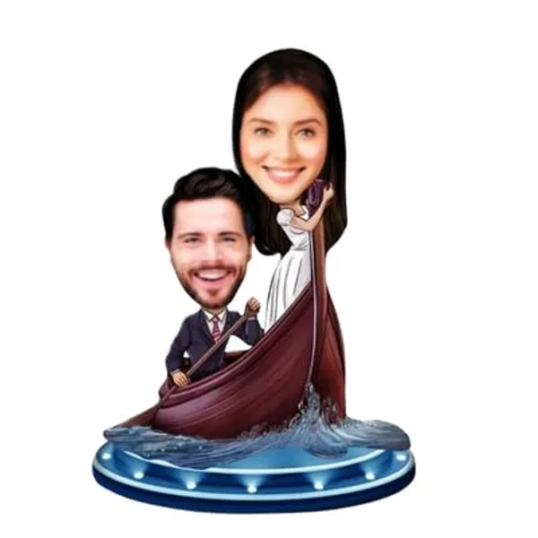 Multicolor_Premium_Personalized_Caricature_Wooden_Cutout