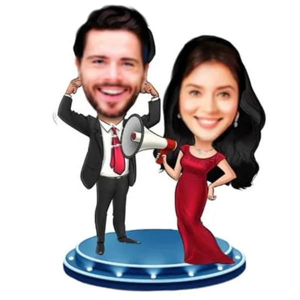 Multicolor_Premium_Personalized_Caricature_Wooden_Cutout