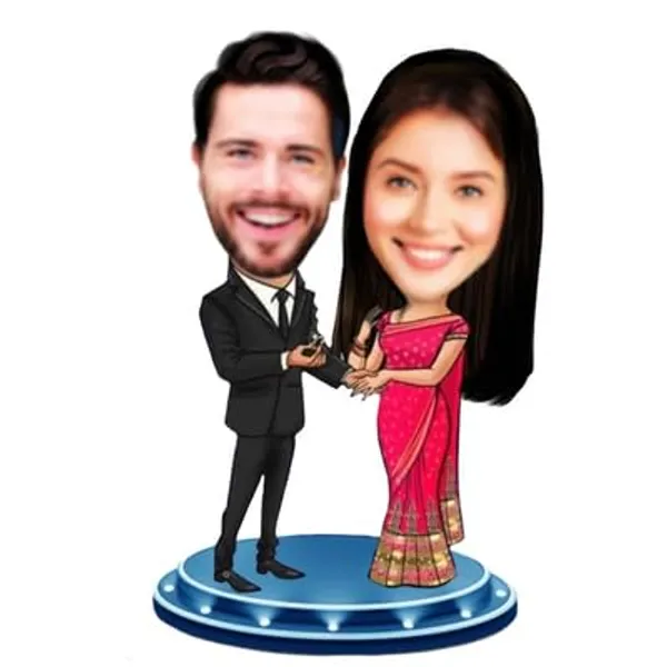 Multicolor_Premium_Personalized_Caricature_Wooden_Cutout