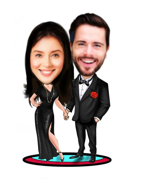 Multicolor_Premium_Couple_Caricature_Portrait