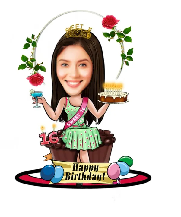 Multicolor_Premium_Design_Birthday_Caricature
