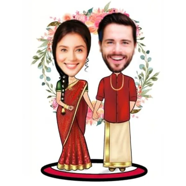 Multicolor_Premium_Personalized_Caricature_Wooden_Cutout
