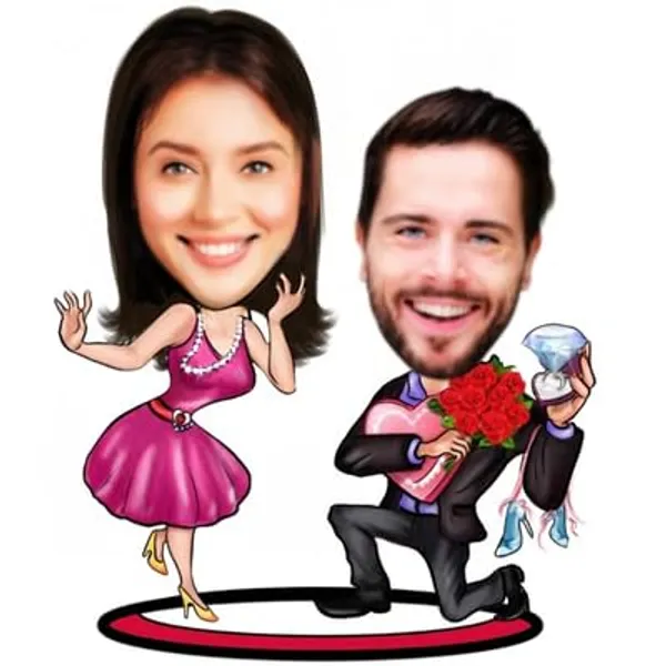 Multicolor_Premium_Personalized_Caricature_Wooden_Cutout