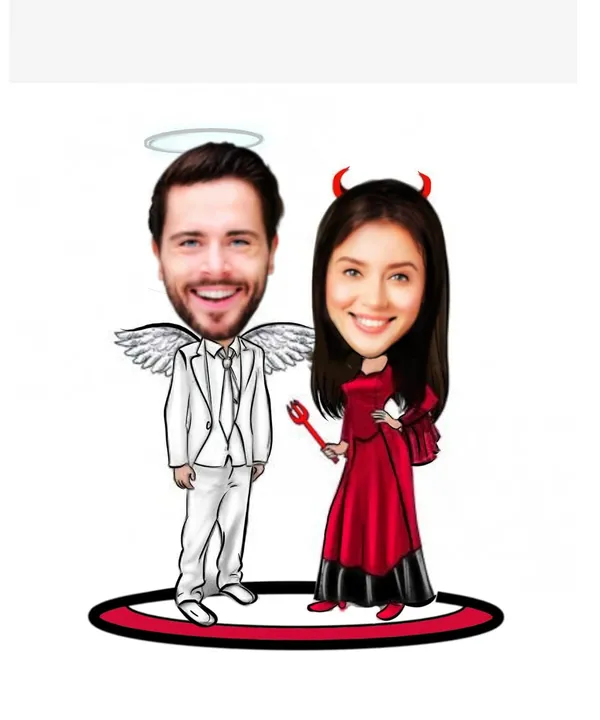 Multicolor_Premium_Couple_Caricature_Portrait