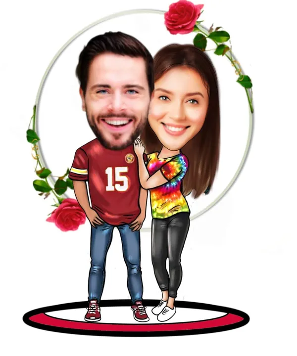 Multicolor_Premium_Couple_Caricature_Portrait