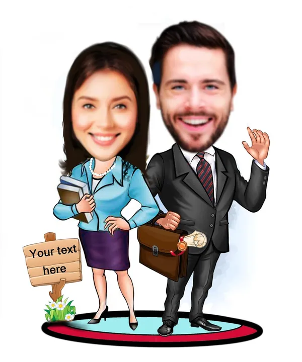 Multicolor_Premium_Couple_Caricature_Portrait