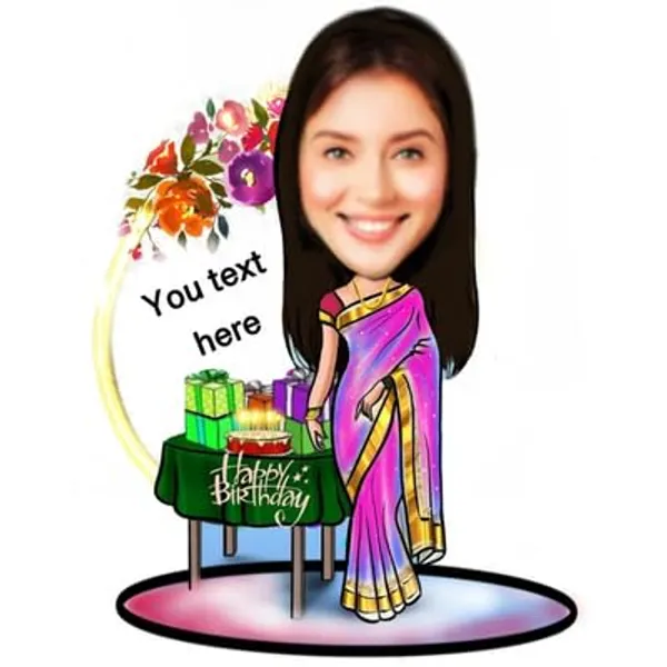 Multicolor_Premium_Personalized_Teacher_Caricature_Wooden_Cutout