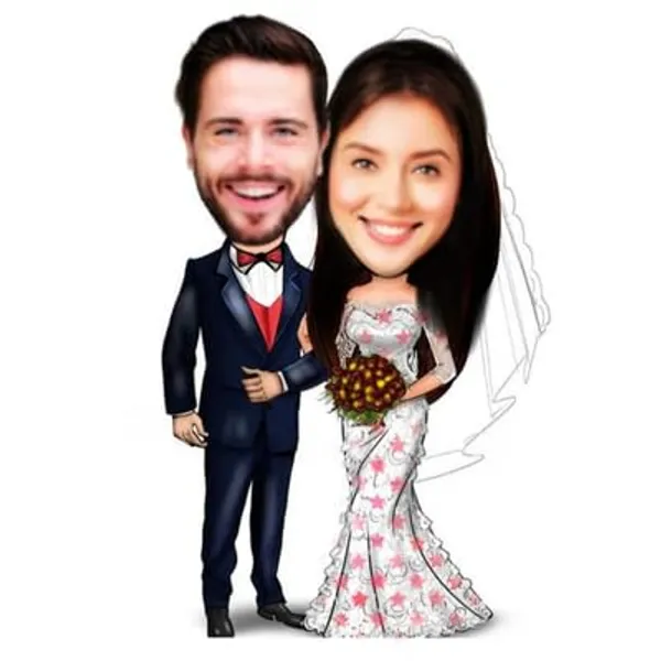 Multicolor_Premium_Personalized_Couple_Caricature_Wooden_Cutout