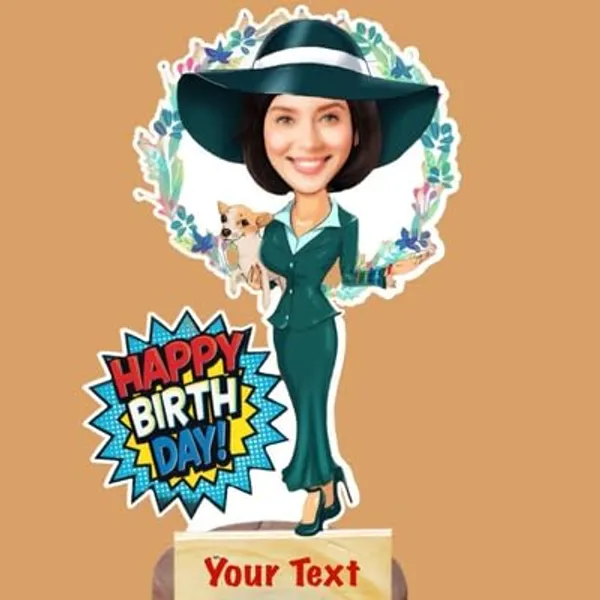 Multicolor_Premium_Personalized_Caricature_Wooden_Cutout_With_Base