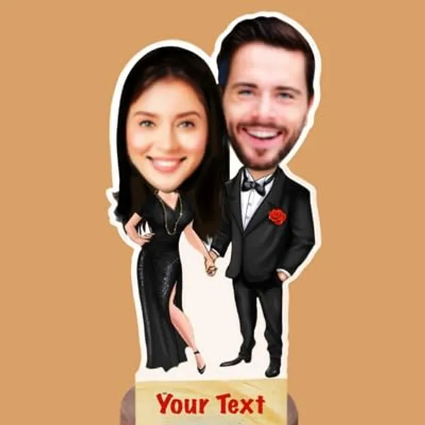 Multicolor_Premium_Personalized_Caricature_Wooden_Cutout_With_Base