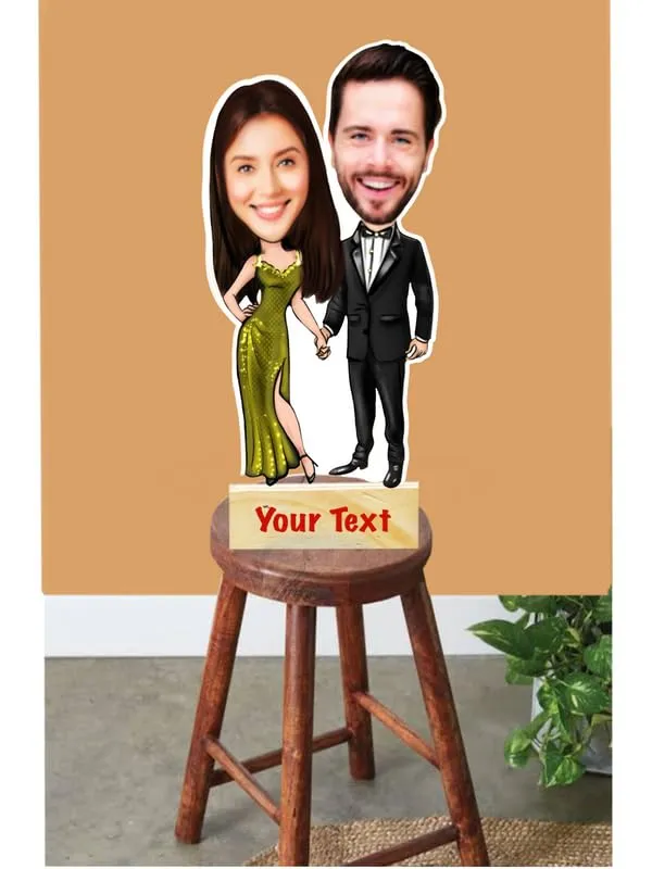 Multicolor_Premium_Couple_Caricature_Print