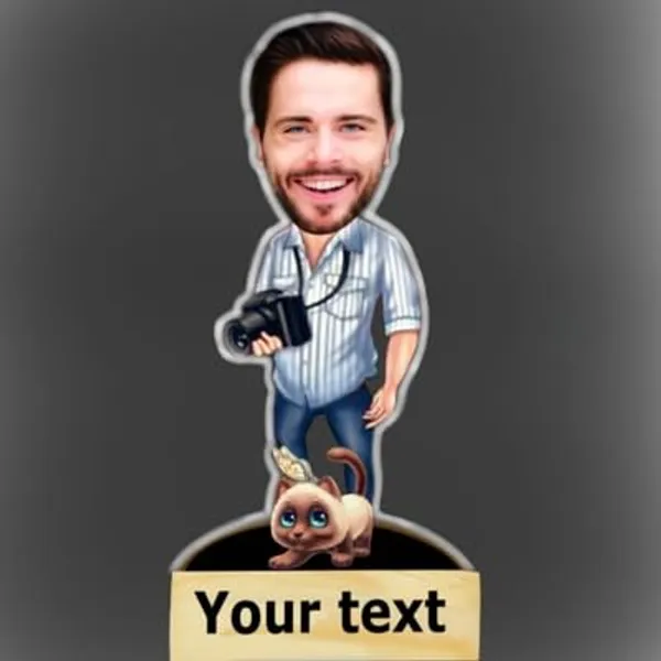 Multicolor_Premium_Personalized_Caricature_With_Wooden_Base