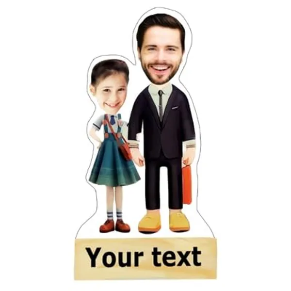 Multicolor_Premium_Personalized_Caricature_With_Wooden_Base