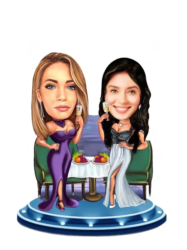 Multicolor_Premium_Couple_Caricature_Portrait