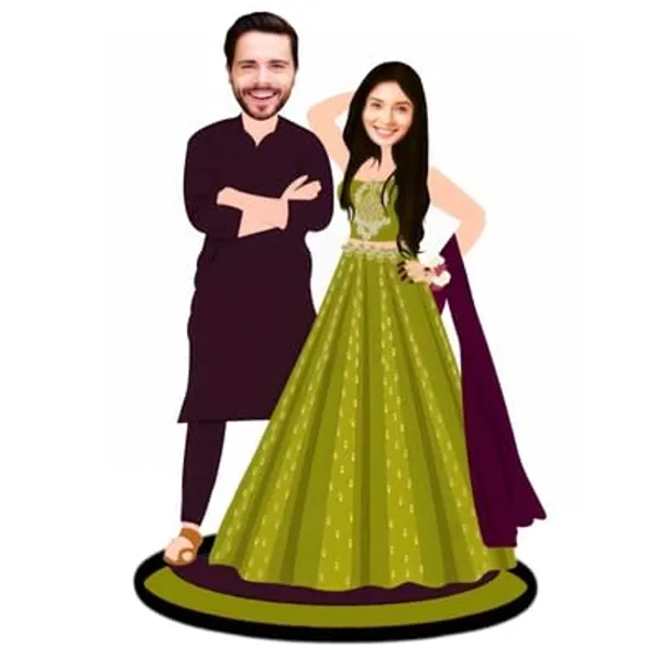 Multicolor_Premium_Personalized_Caricature_Photo_Stand