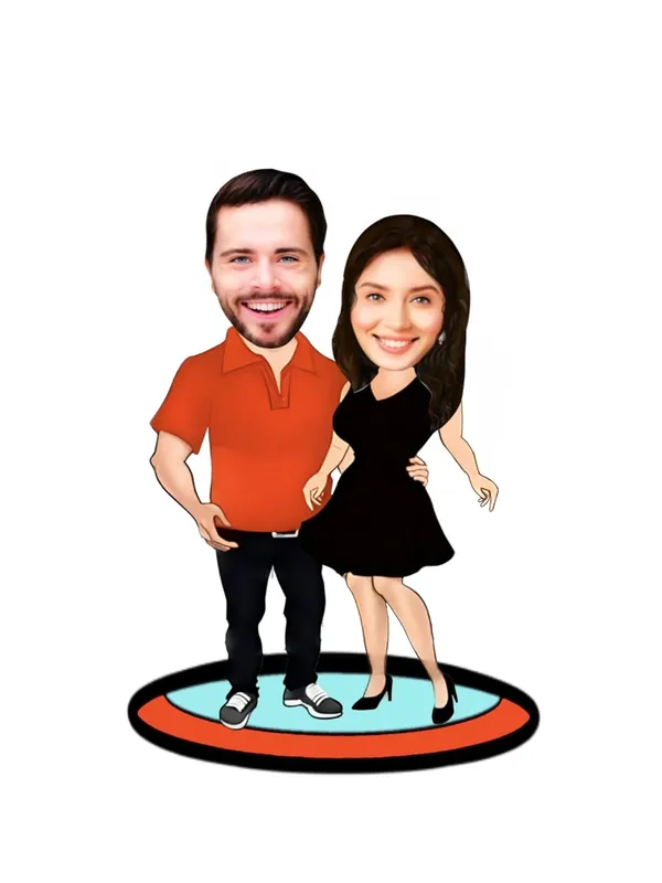 Multicolor_Premium_Couple_Caricature_Portrait