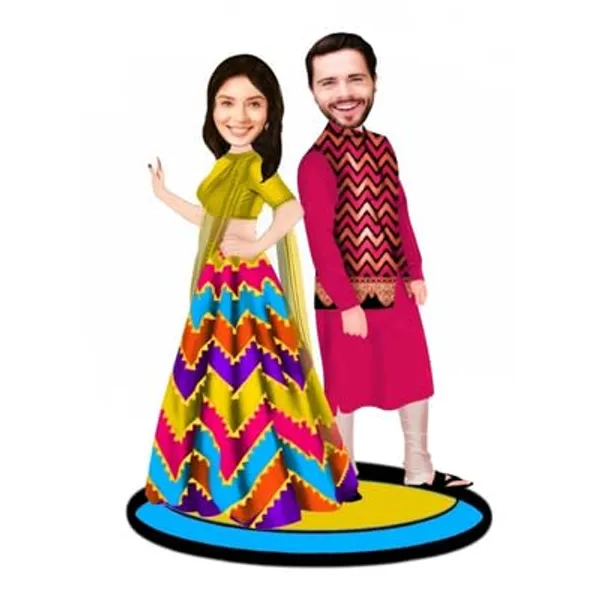 Multicolor_Premium_Personalized_Caricature_With_Stand