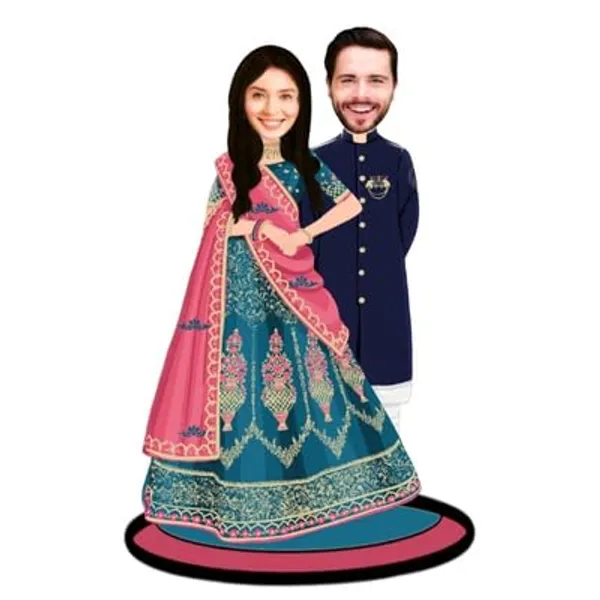 Multicolor_Premium_Personalized_Caricature_With_Stand
