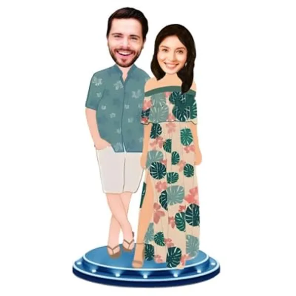 Multicolor_Premium_Personalized_Caricature_With_Stand