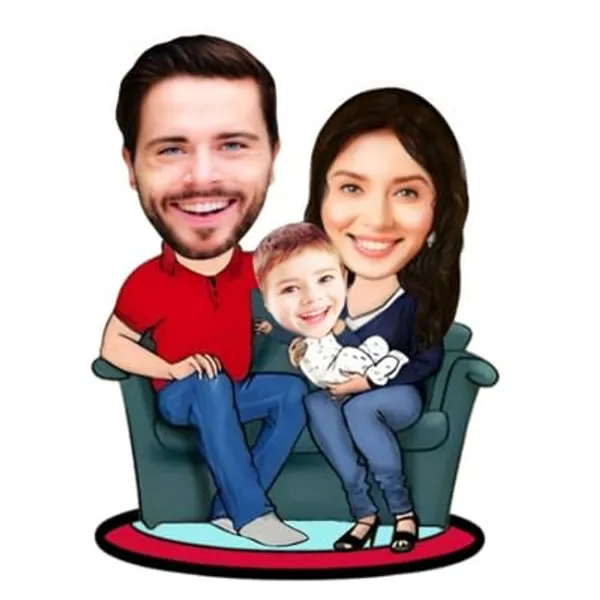 Multicolor_Premium_Personalized_Caricature_Tabletop_Stand