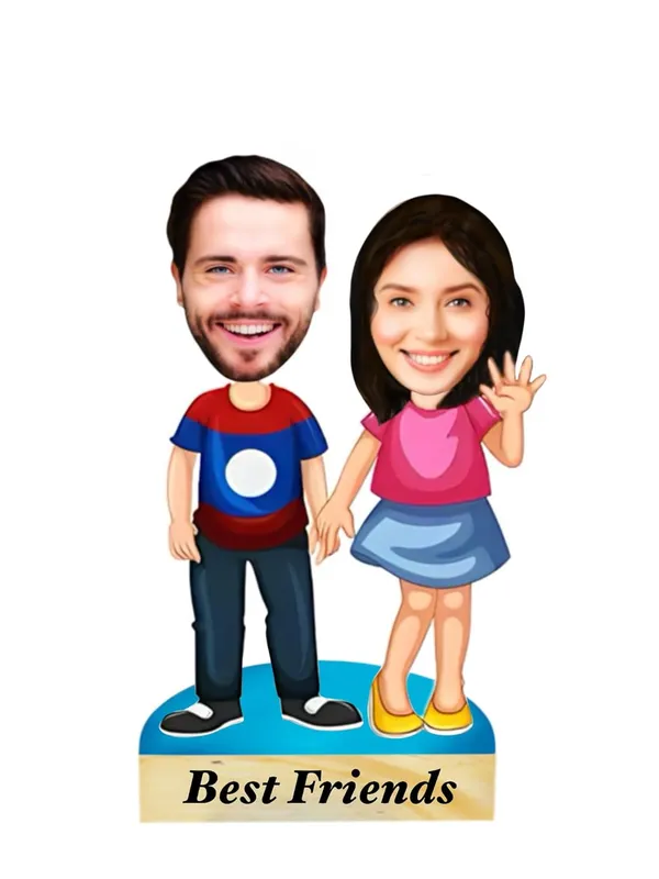 Multicolor_Premium_Couple_Caricature_Print