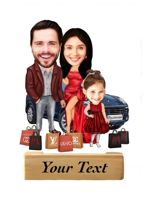 Multicolor_Premium_Family_Personalized_Caricature
