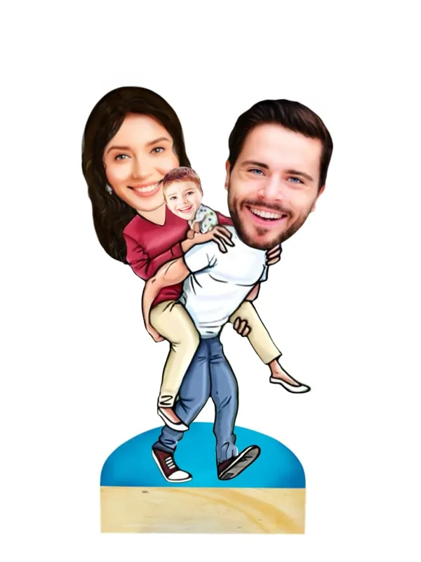 Multicolor_Premium_Family_Personalized_Caricature