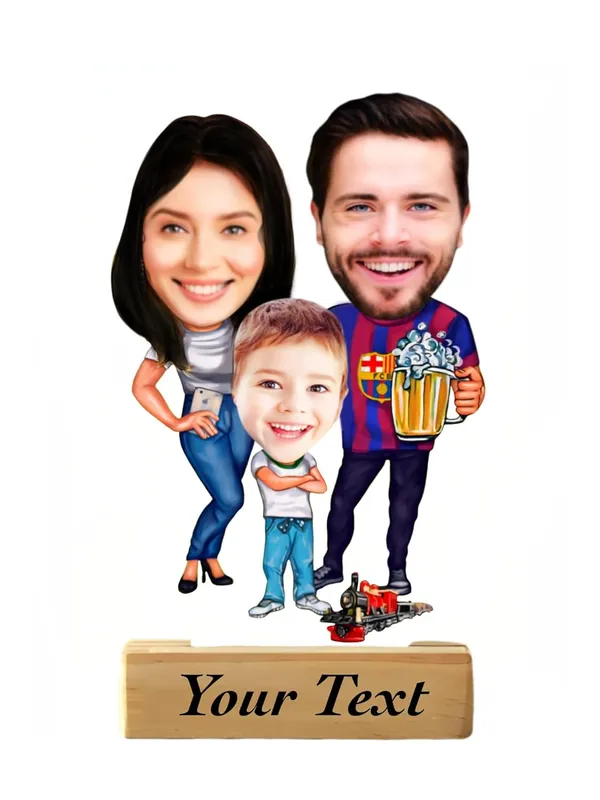 Multicolor_Premium_Family_Personalized_Caricature