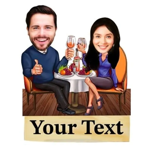 Multicolor_Premium_Personalized_Caricature_Couple_Photo_Frame_With_Wooden_Base