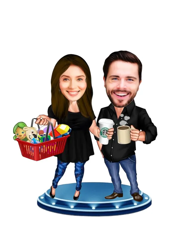 Multicolor_Premium_Couple_Caricature_Portrait
