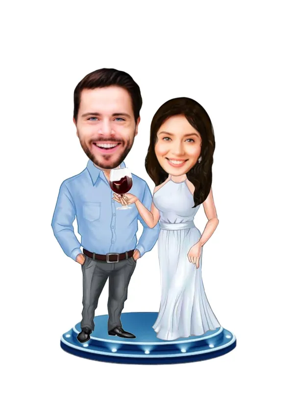 Multicolor_Premium_Couple_Caricature_Portrait