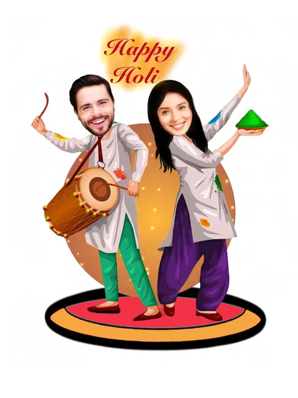 Multicolor_Premium_Couple_Caricature_Portrait