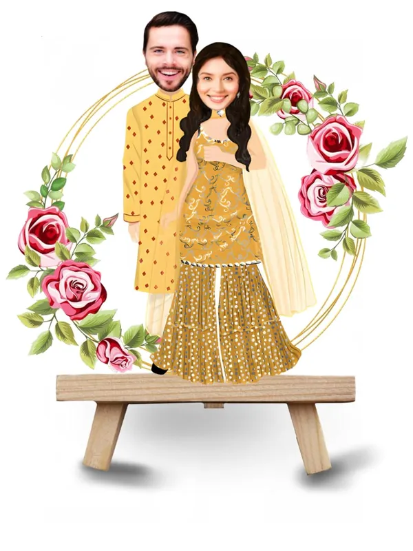 Multicolor_Premium_Couple_Caricature_Portrait